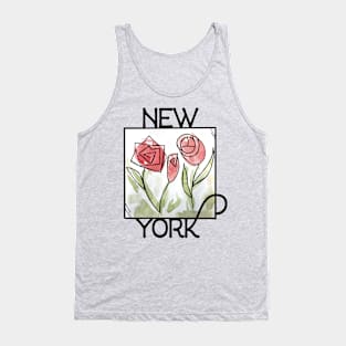 New York State Flower Tank Top